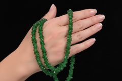 Colleen Lopez Sterling Silver Chrome Diopside Chip Necklace, 18"
