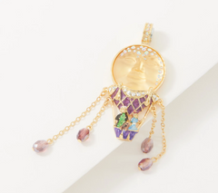 Kirks Folly Goddess Moon No Place Like Home Magnetic Goldtone Enhancer
