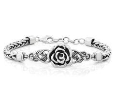 Or Paz Rose Wheat Chain Bracelet, 23g, Sterling Silver, Small