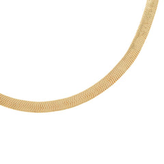 Baublebar Goldtone Herringbone Adjustable Necklace 16" (HSN $20)