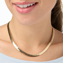 Baublebar Goldtone Herringbone Adjustable Necklace 16" (HSN $20)