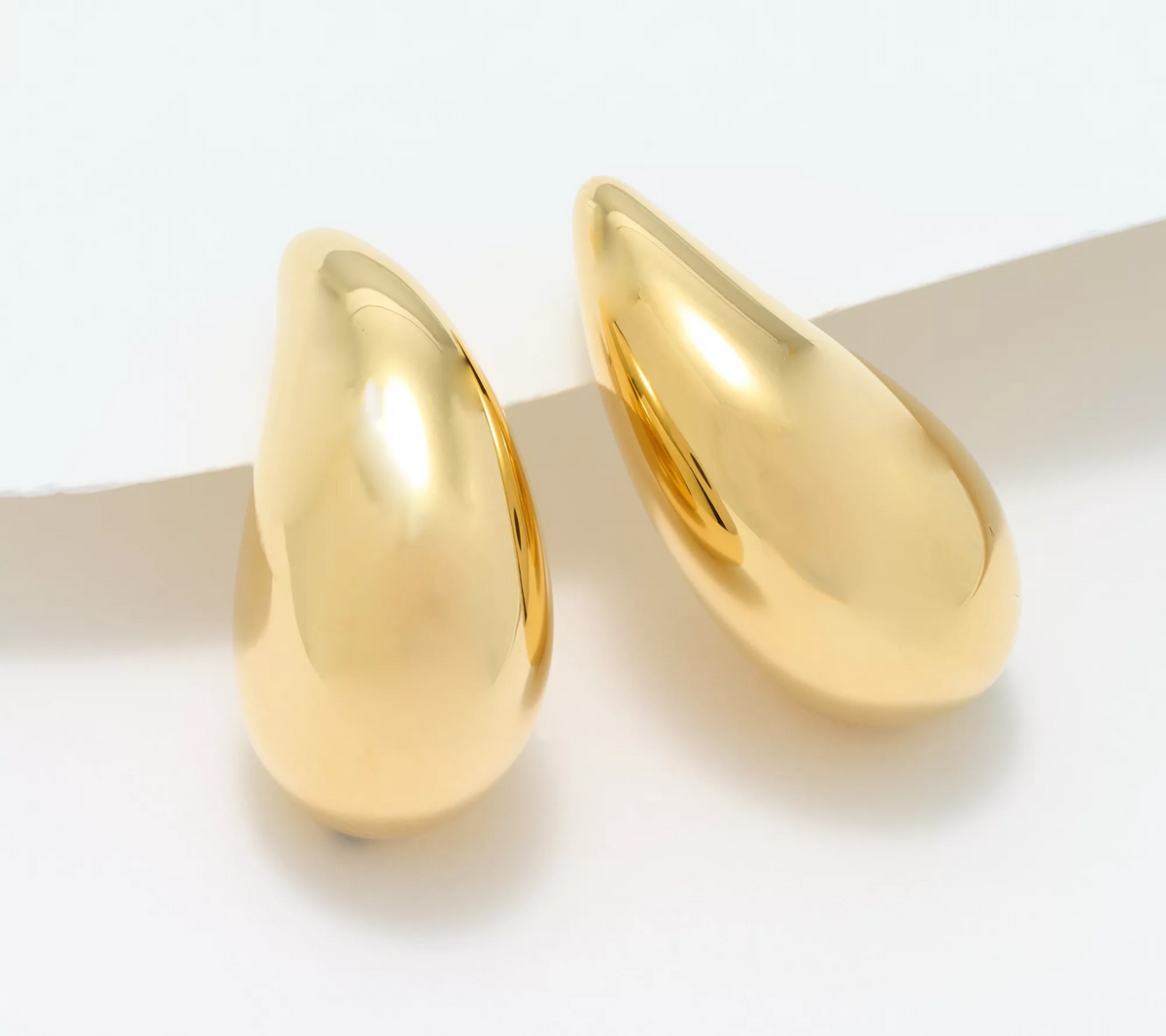David Markstein Goldclad Sterling Silver Premiere Droplet Teardrop Studs