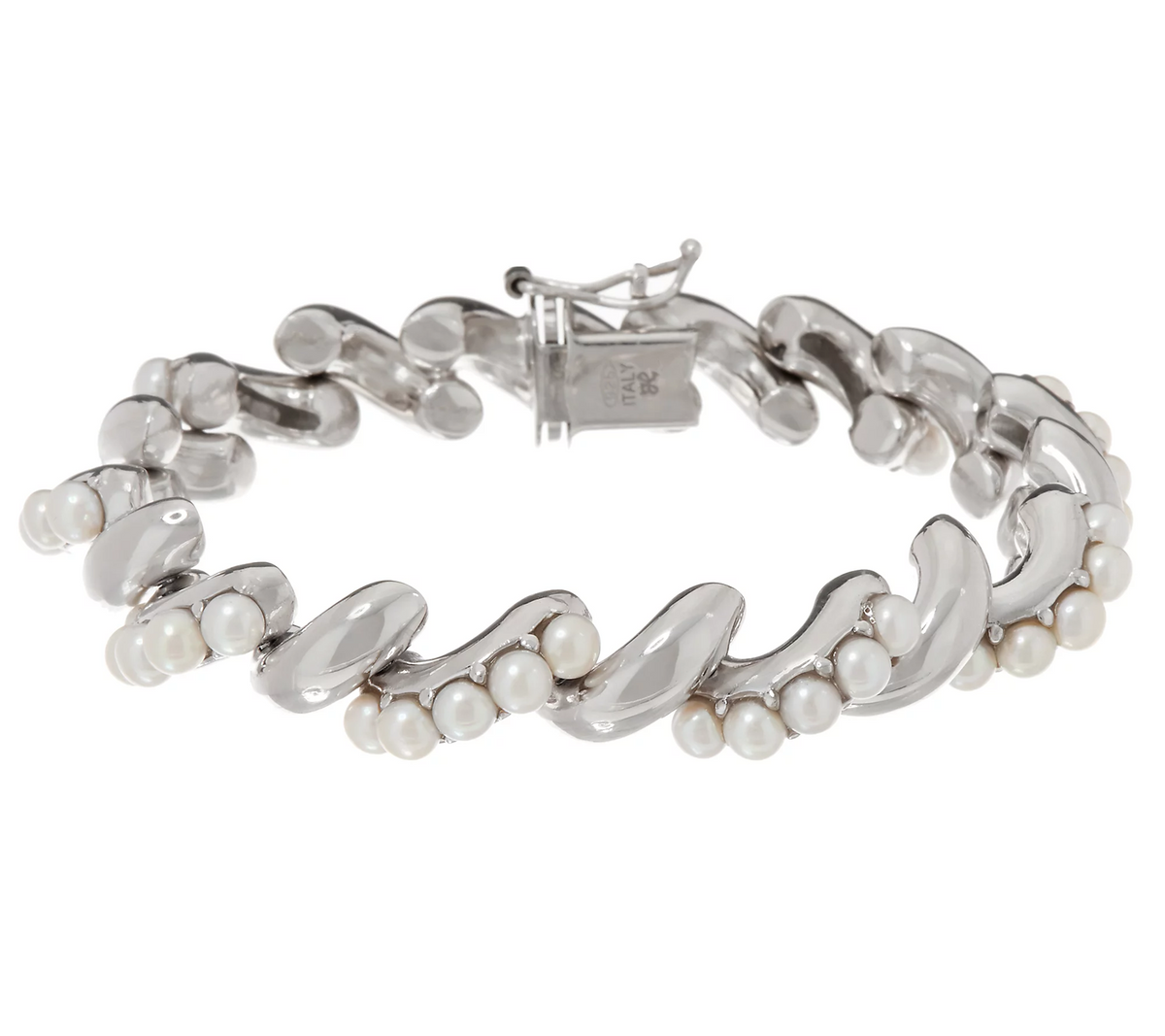 Honora Cultured Pearl Sterling San Marco Bracelet