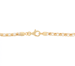 Diamonique Goldclad Sterling Silver Caged Tennis Bracet, 6-3/4"