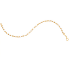 Diamonique Goldclad Sterling Silver Caged Tennis Bracet, 6-3/4"