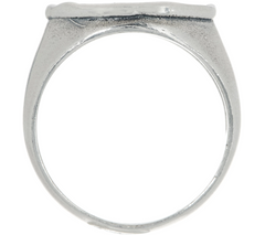 Or Paz Sterling Silver Signet Ring, Size 5