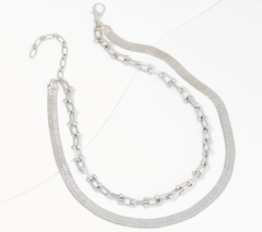 Susan Graver Multi- Chain Adjustable Necklace
