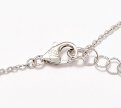 Honora Sterling Silver Oval Cultured White Pearl & Forzatina Necklace 18"