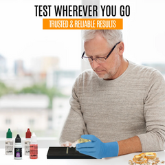 JSPÂ® 14K Gold Testing Acid Solution â€“ Yellow & White Gold Tester | 12-PK
