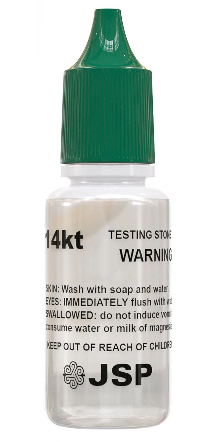 JSPÂ® 14K Gold Testing Acid Solution â€“ Yellow & White Gold Tester | 1pc
