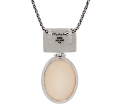 EXEX by Claudia Agudelo Sterling Silver Mother of Pearl Pendant w/Chain 18"