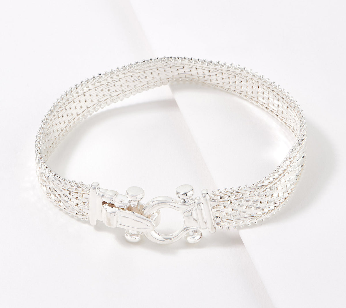 Imperial Silver Marquise Design Bracelet, Sterling Silver, 7-1/4"