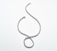 Affinity 2.00ct Diamond Tennis Necklace Sterling Silver 18" H-I2 Clarity