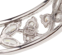 Epiphany Platinum Clad Diamonique Lace Design 3-pc. Ring Set, Size 8