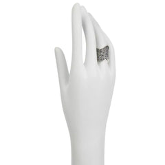 Colleen Lopez Sterling Silver Marcasite Wave Ring, Size 5