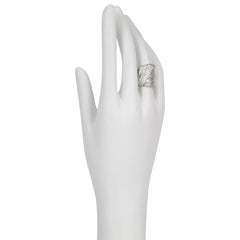 Bianca Milano Sterling Silver Textured Ring, Size 6